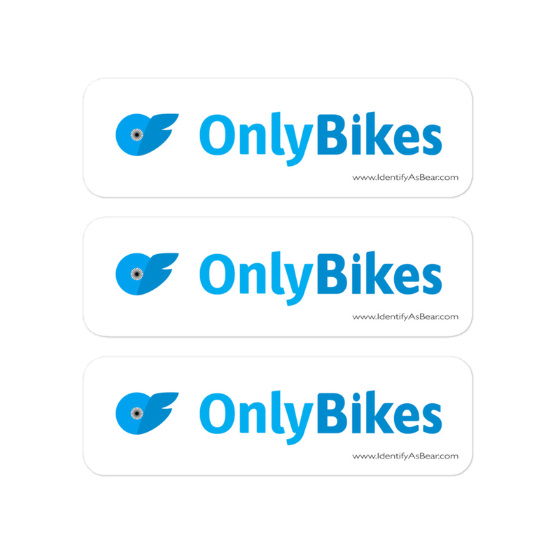 ONLY BIKES - STICKERS X 3