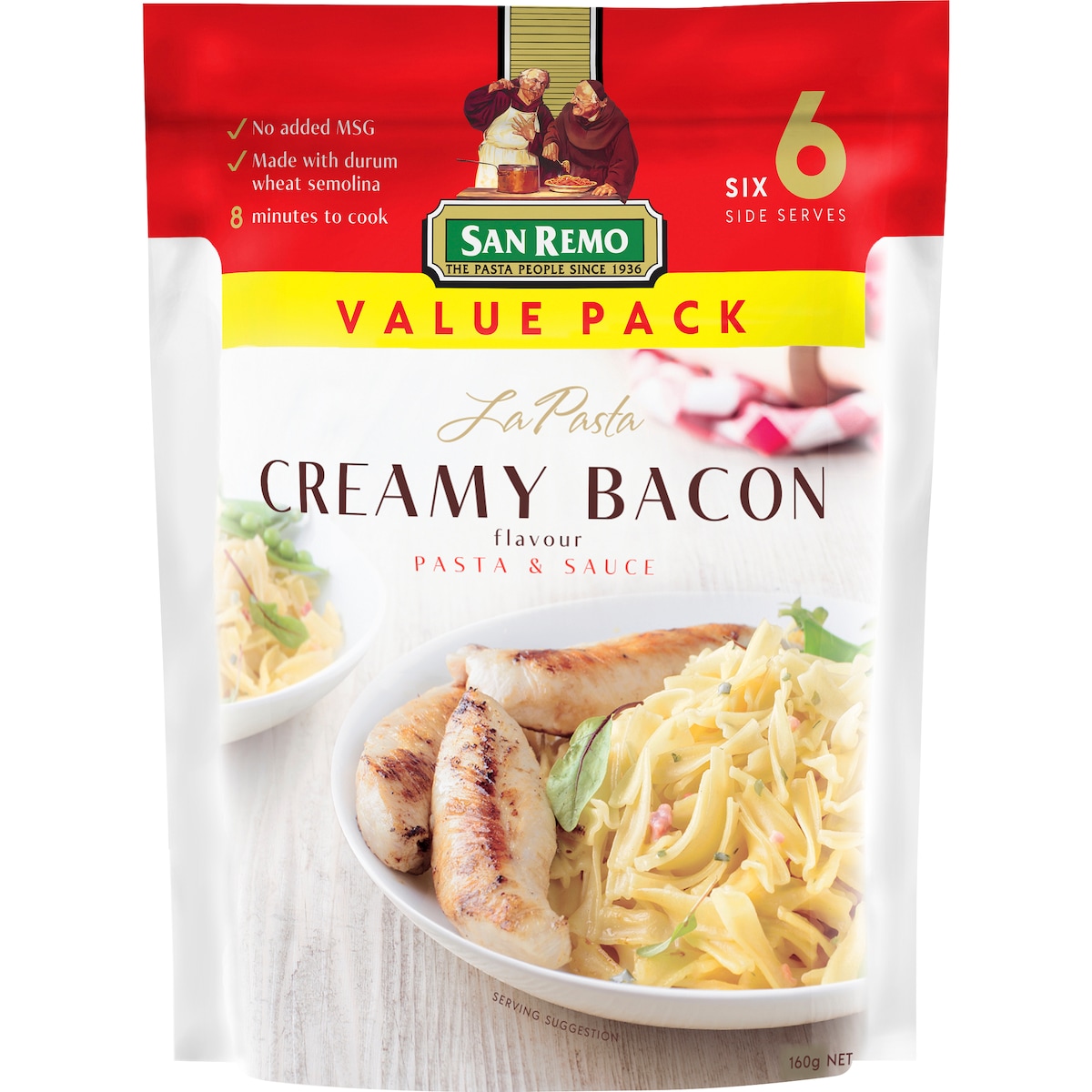 San Remo Pâtes Sauce Bacon Crémeux