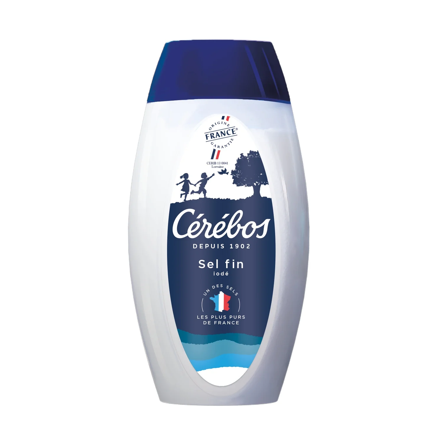 Sel fin iodé Cérébos