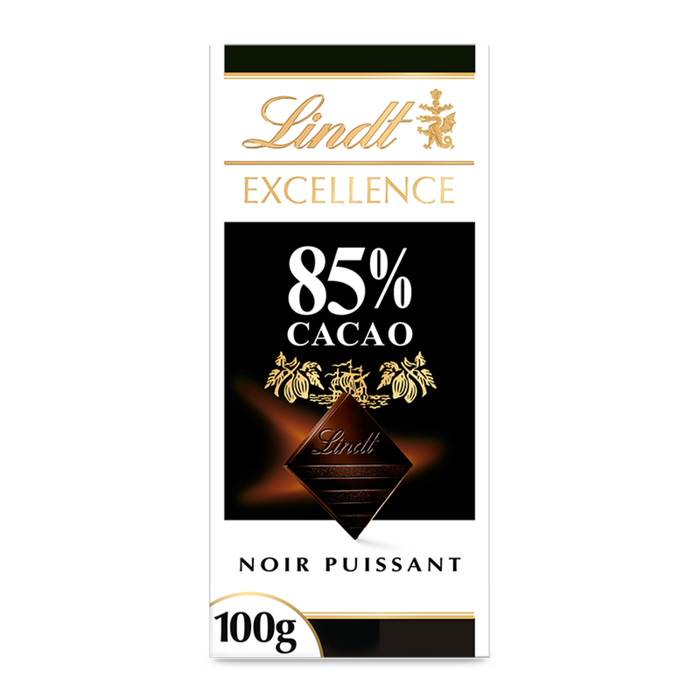 Tablette de chocolat Lindt Excellence 85% cacao