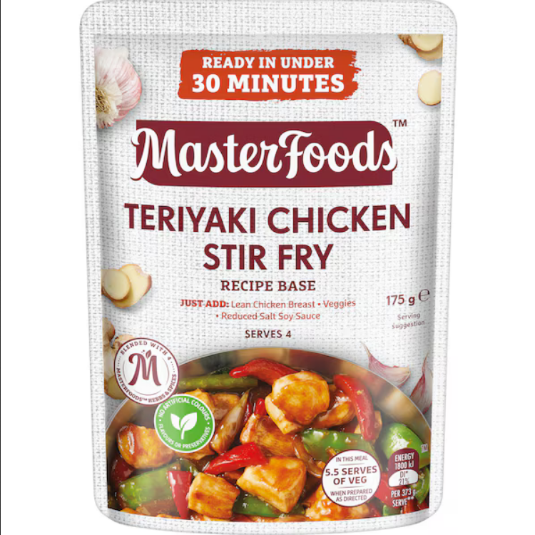 Base pour sauté de poulet teriyaki Masterfood