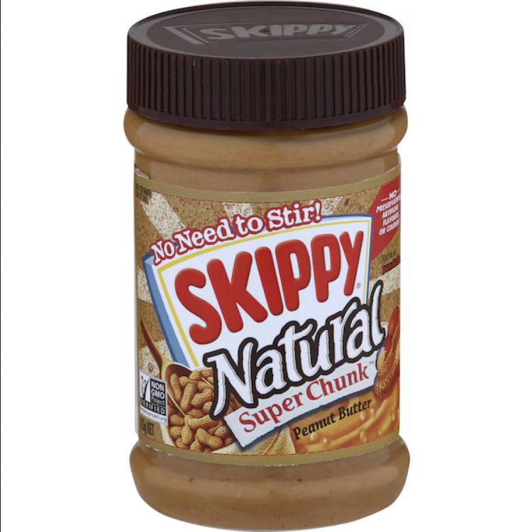 Beurre de cacahuètes Skippy Natural Super Chunk