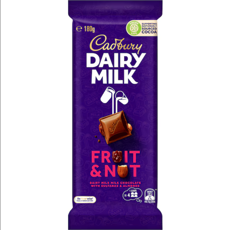 Cadbury Dairy Milk Fruit & Nut
