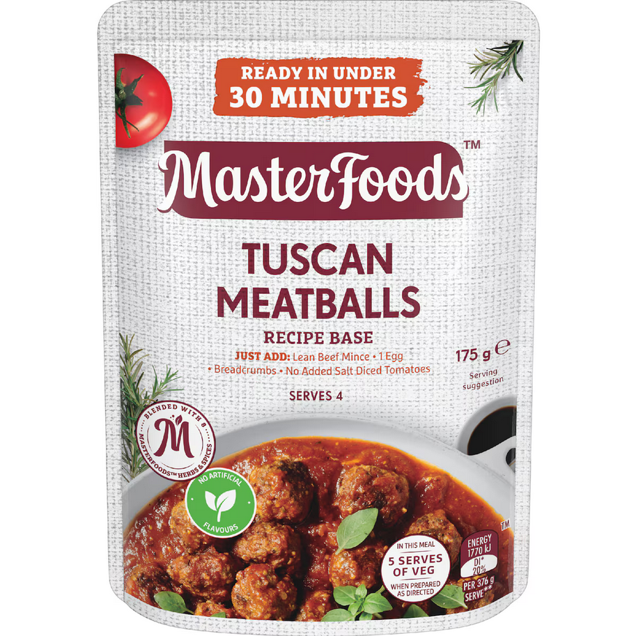 Base pour boulettes de viande à la toscane MasterFoods