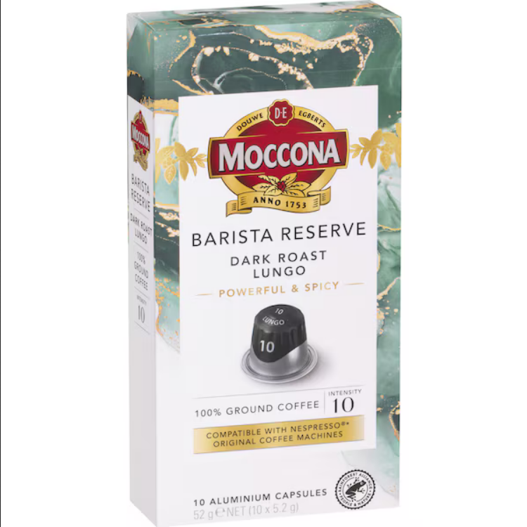 Moccona Barista Reserve Dark Roast Lungo