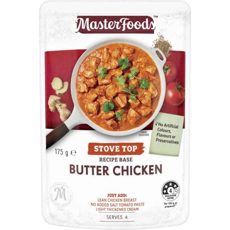 Base de recette pour poulet au beurre Masterfood