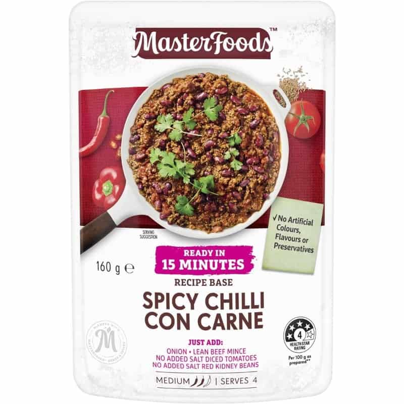 Base pour recette Chili Con Carne Masterfood