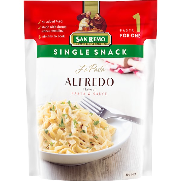 San Remo Pâtes Alfredo Snack Individuel