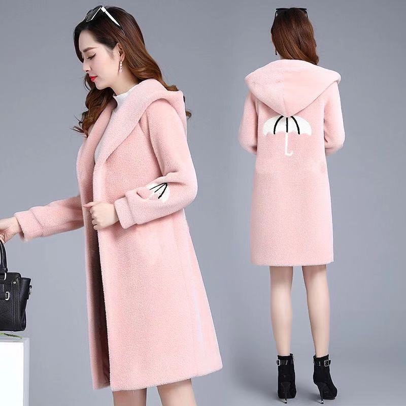 Pink Hooded Coat