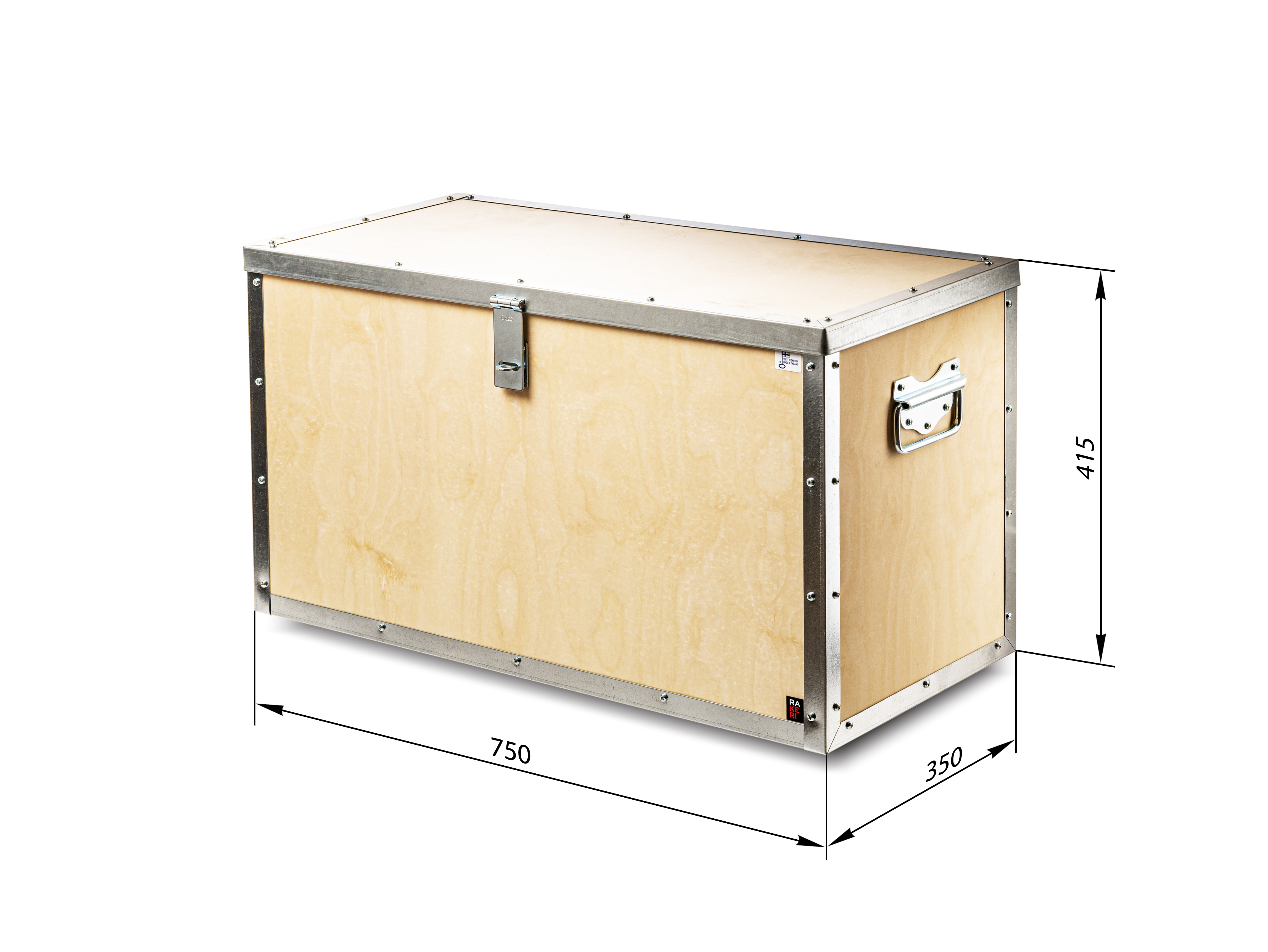 Rakeri 3 Työkalu- ja kuljetuslaatikot 750x415x350 (pxkxl)