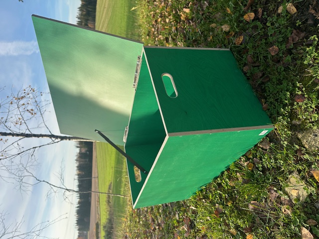 Vihreä säilytyslaatikko, puutarhalaatikko (ulos taikka sisään)