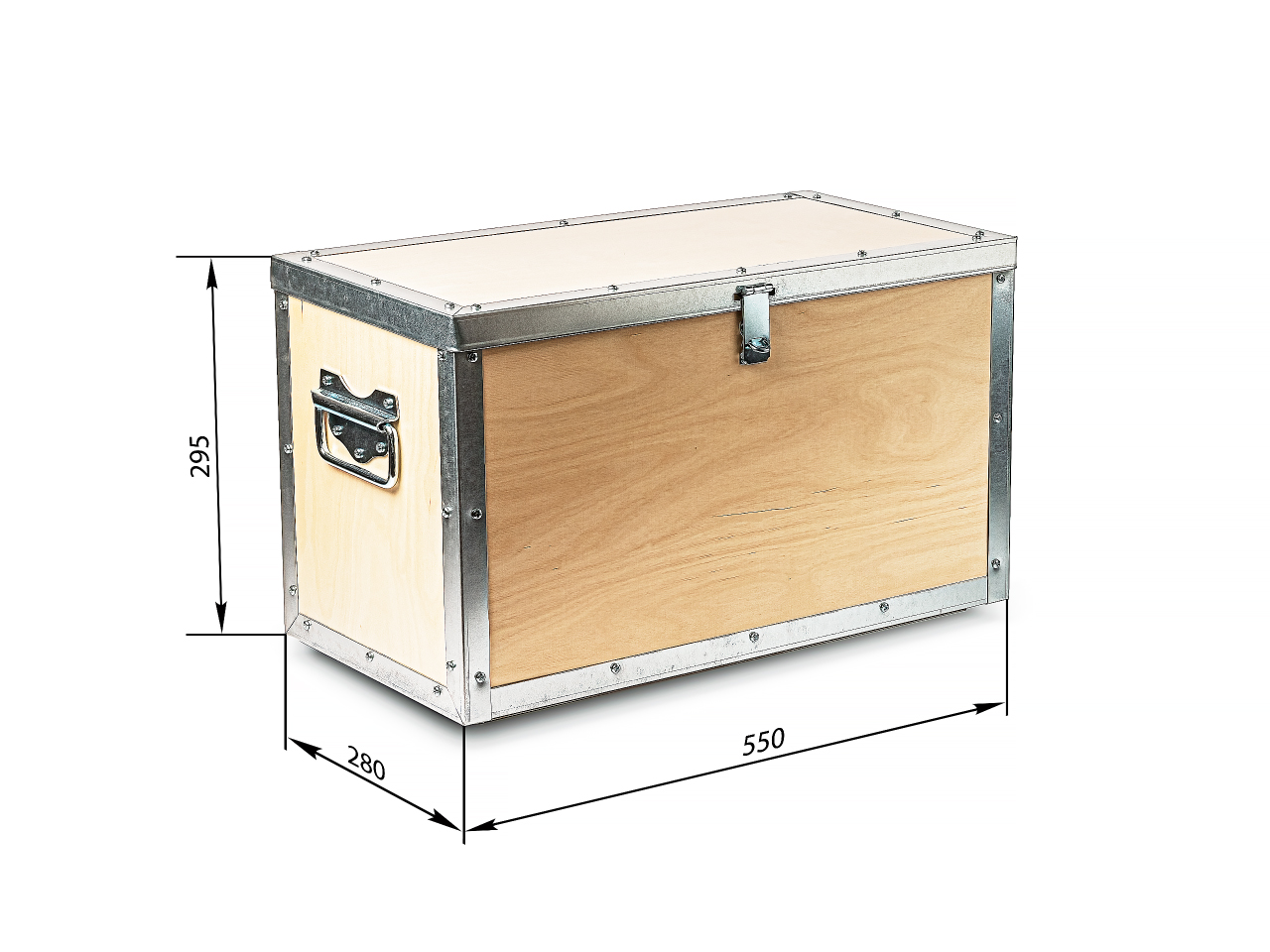 Rakeri 1 Työkalu- ja kuljetuslaatikot 550x315x280 (pxkxl)
