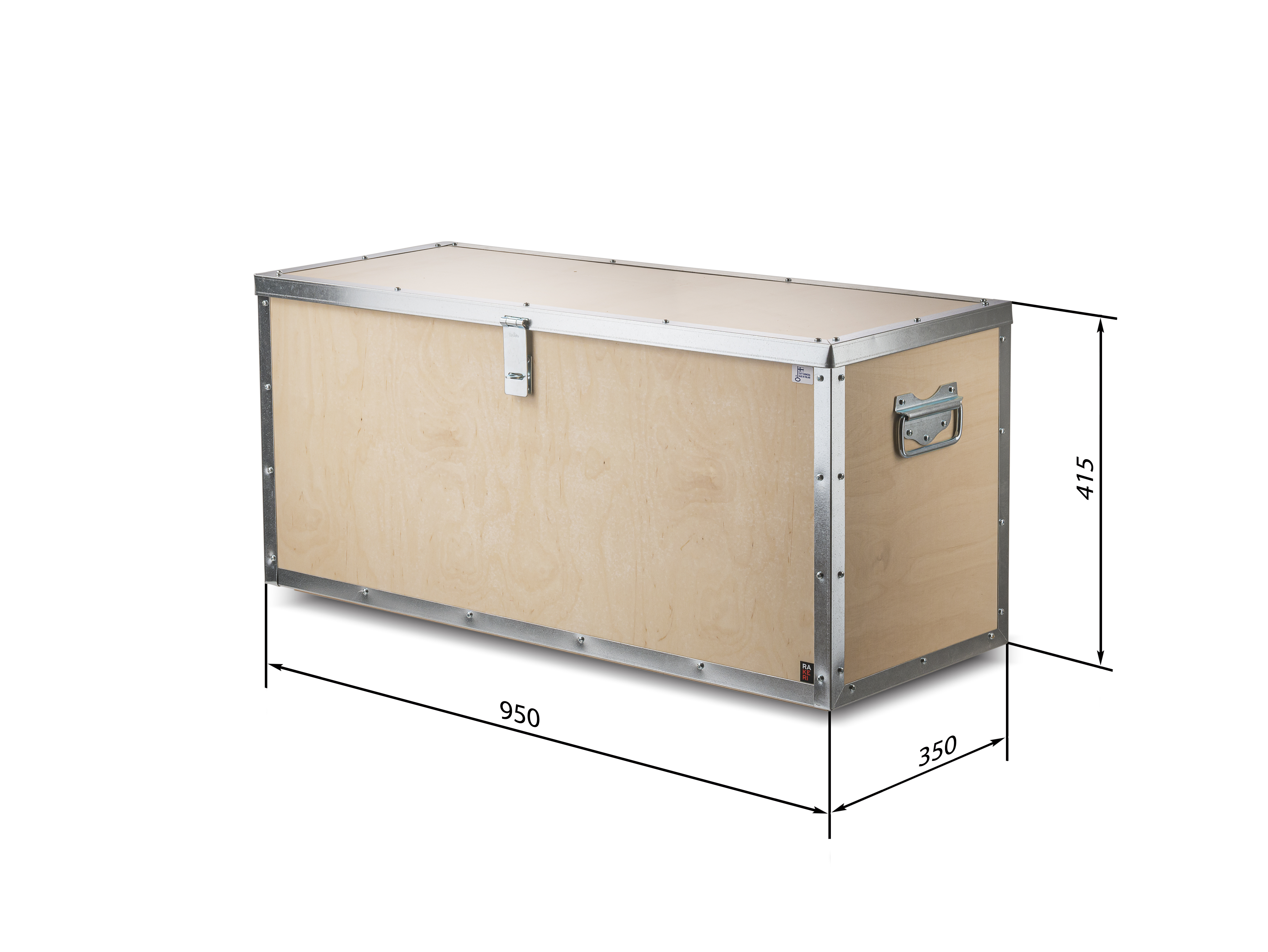 Rakeri 4 Työkalu- ja kuljetuslaatikot 950x415x350 (pxkxl)