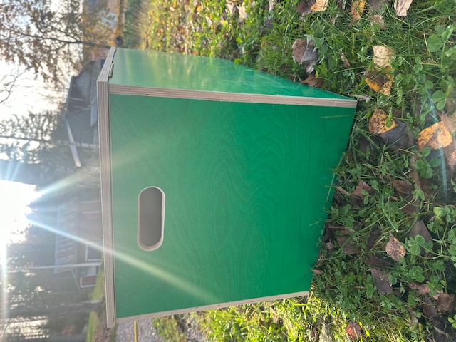 Vihreä säilytyslaatikko, puutarhalaatikko (ulos taikka sisään)