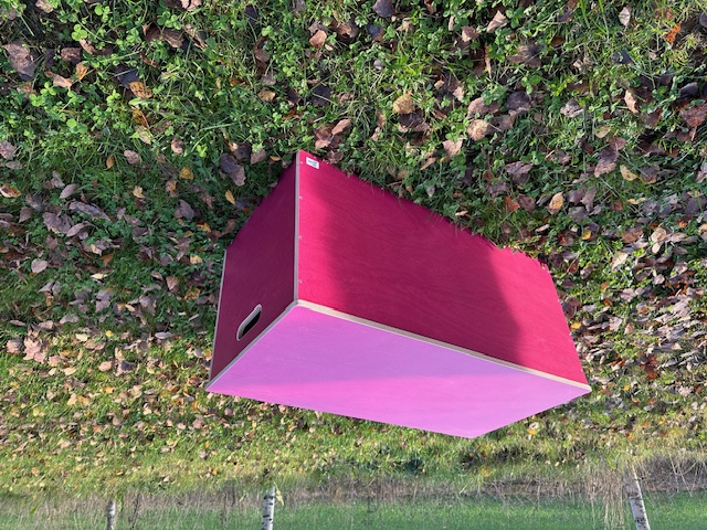 Vihreä säilytyslaatikko, puutarhalaatikko (ulos taikka sisään)