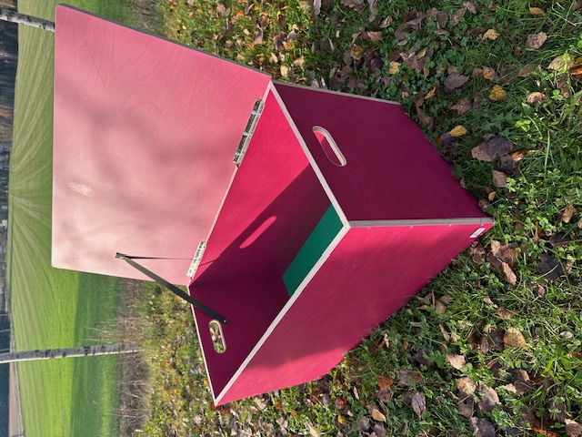 Vihreä säilytyslaatikko, puutarhalaatikko (ulos taikka sisään)