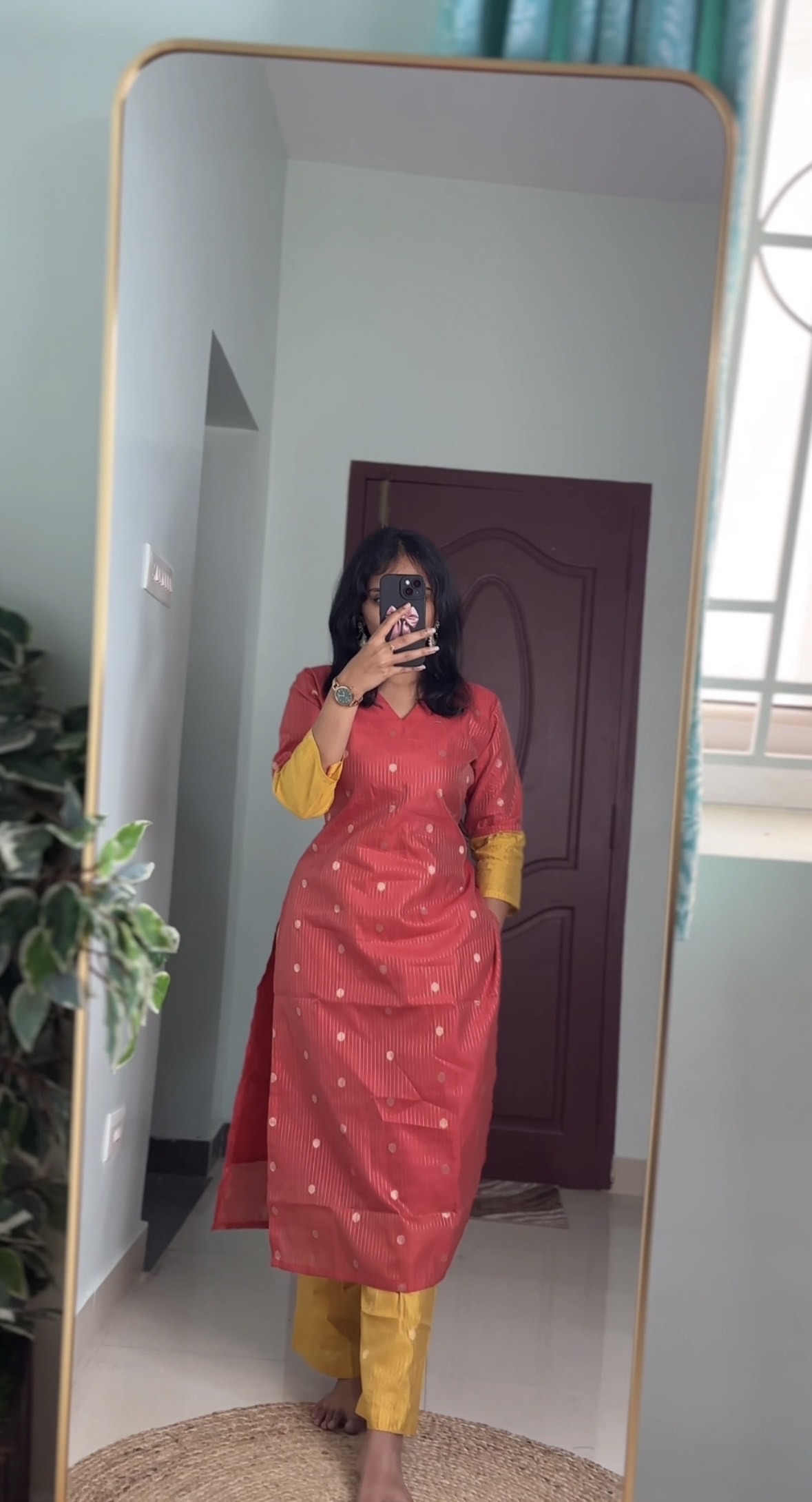 KAYAL- Comfy Raw Silk Co-ord Set (DH14)