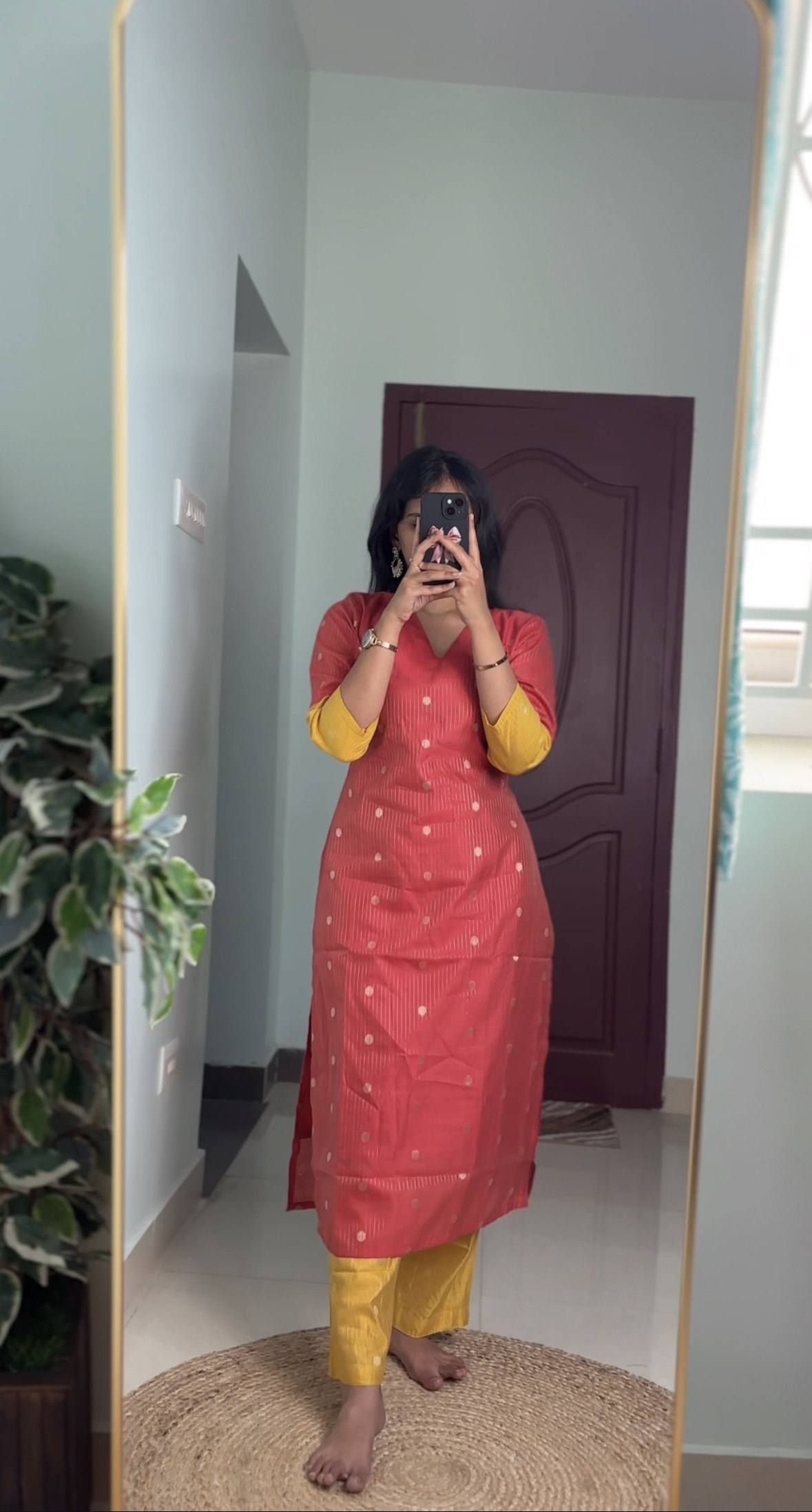 KAYAL- Comfy Raw Silk Co-ord Set (DH14)