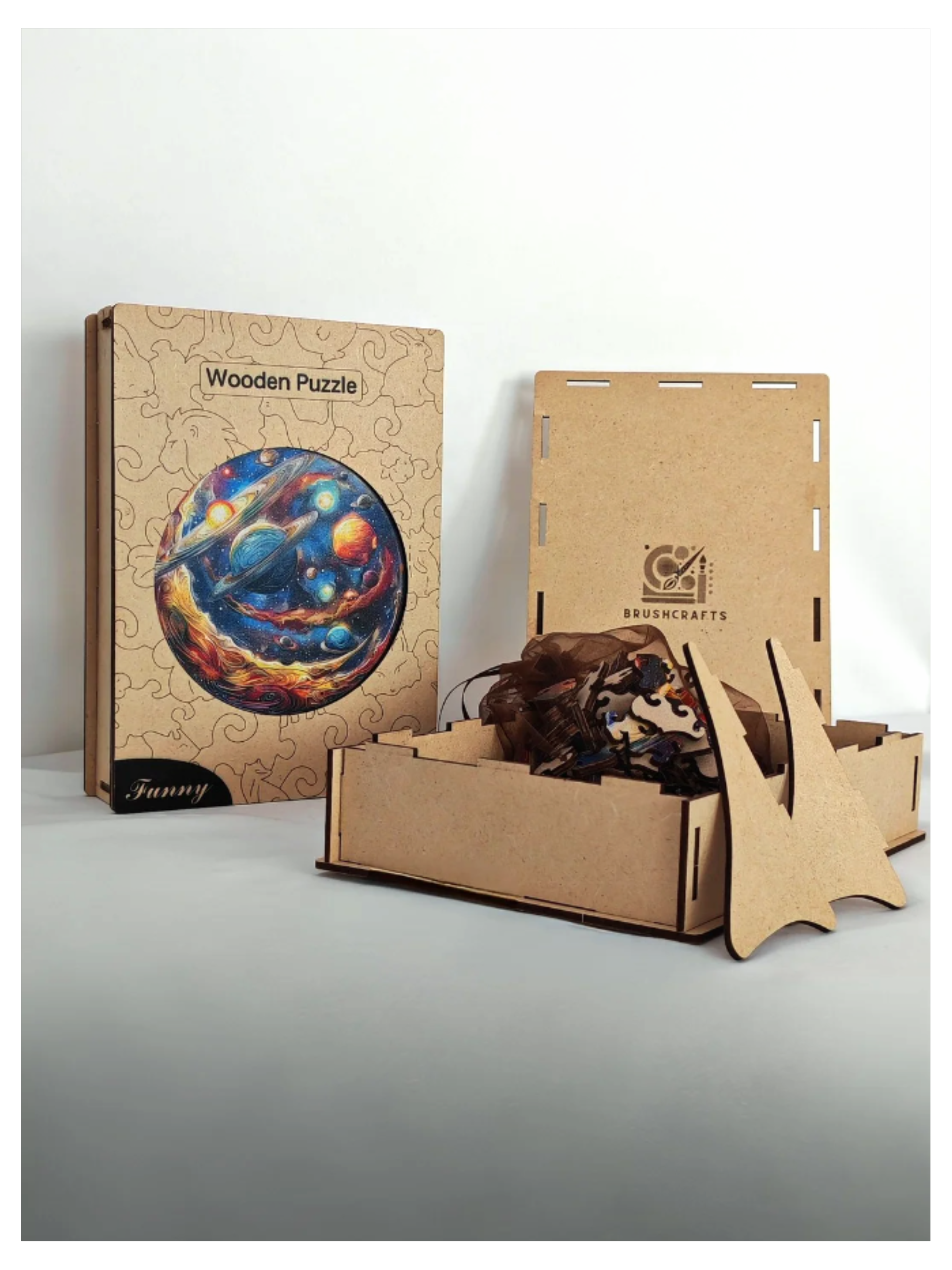 Puzzle en Bois - Galaxie & Système Solaire