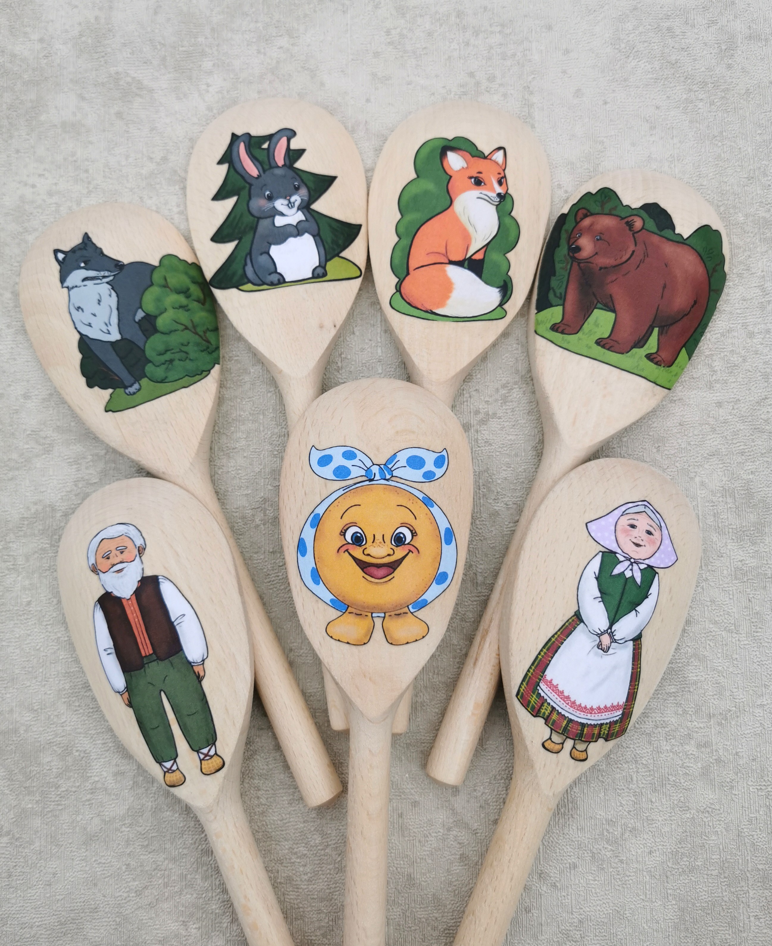 Šaukštų pasaka "PAGRANDUKAS"