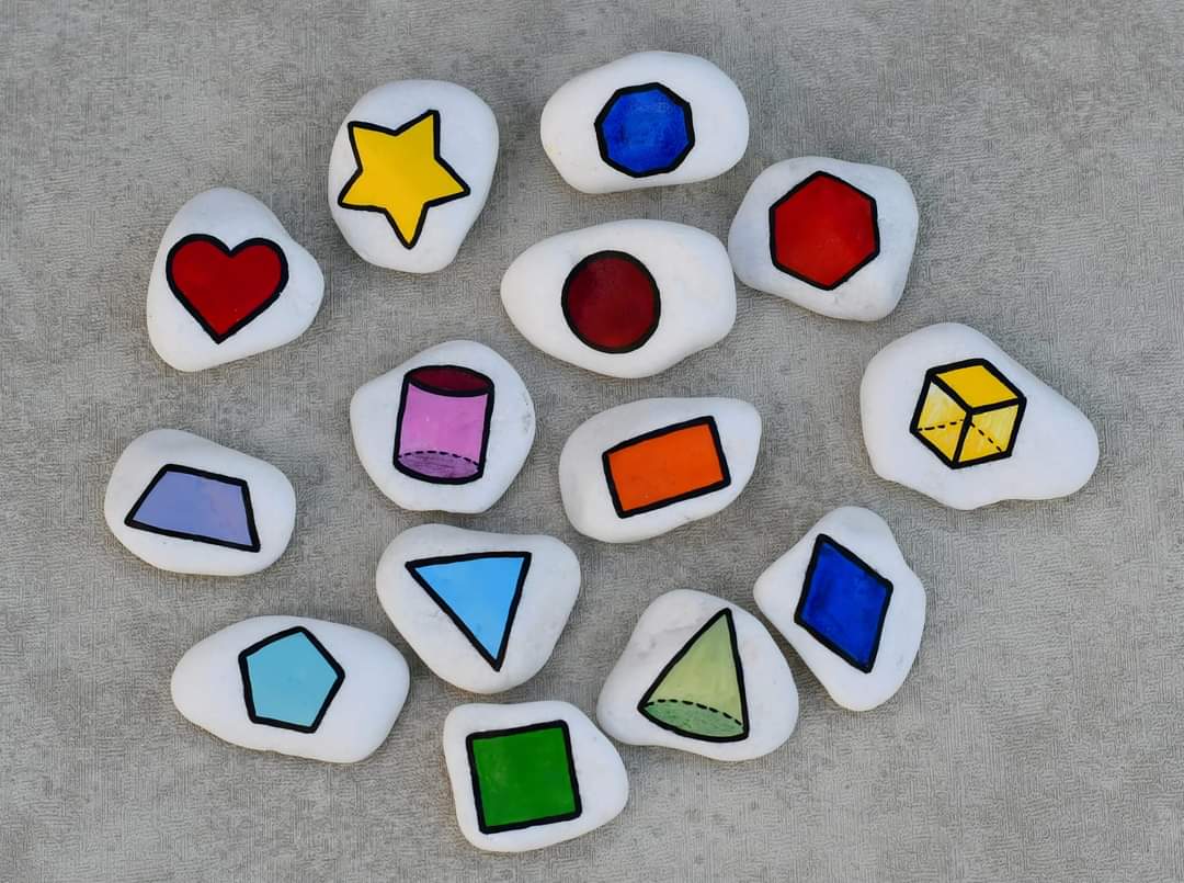 Spalvingoji geometrija mažiesiems