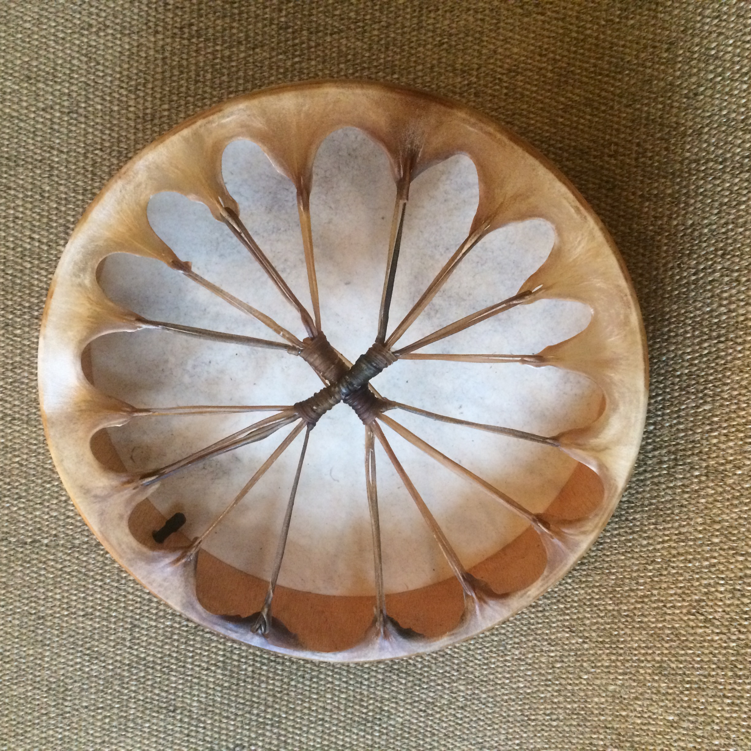 tambor chamánico 40 cm con tensor