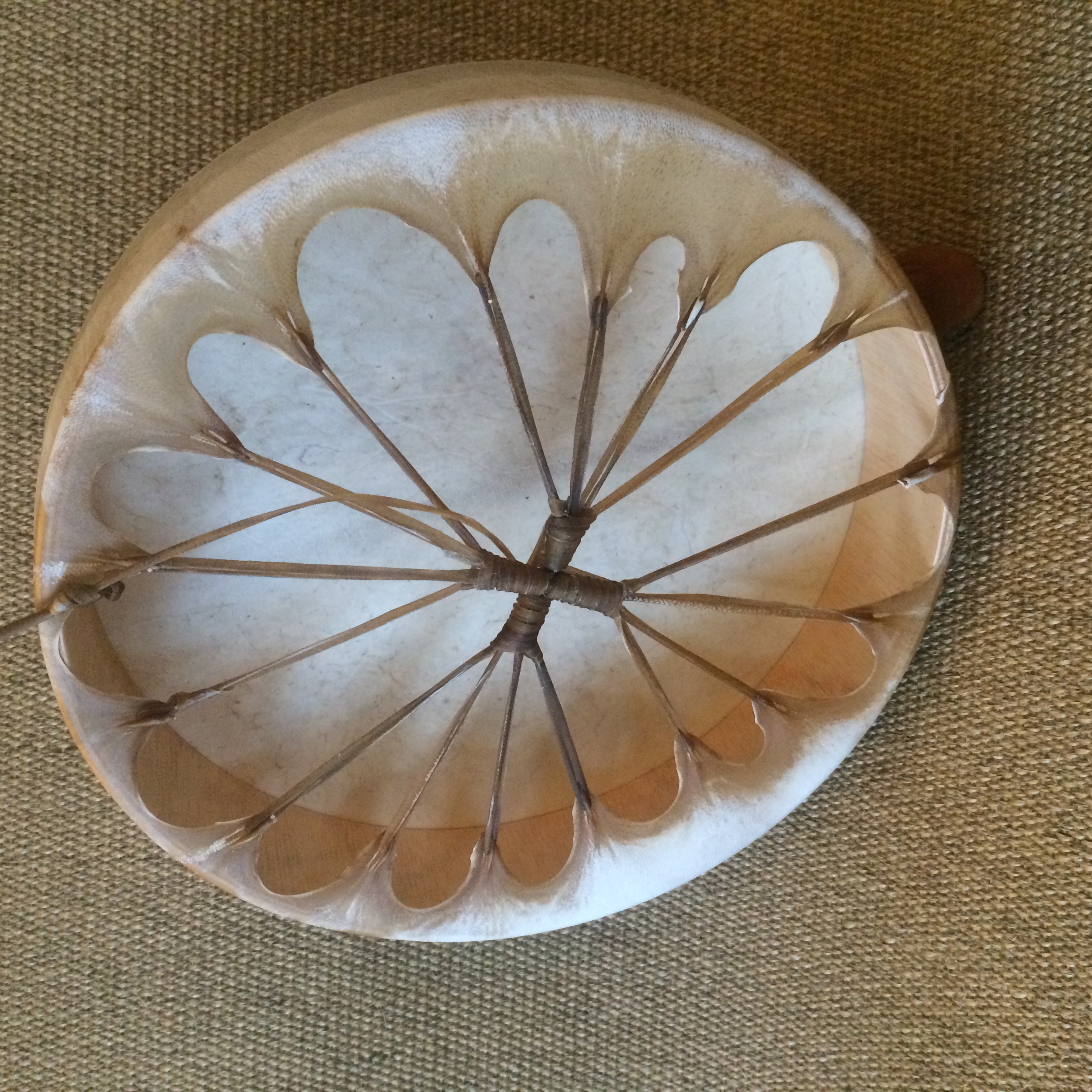 tambor chamánico 40cm con tensor