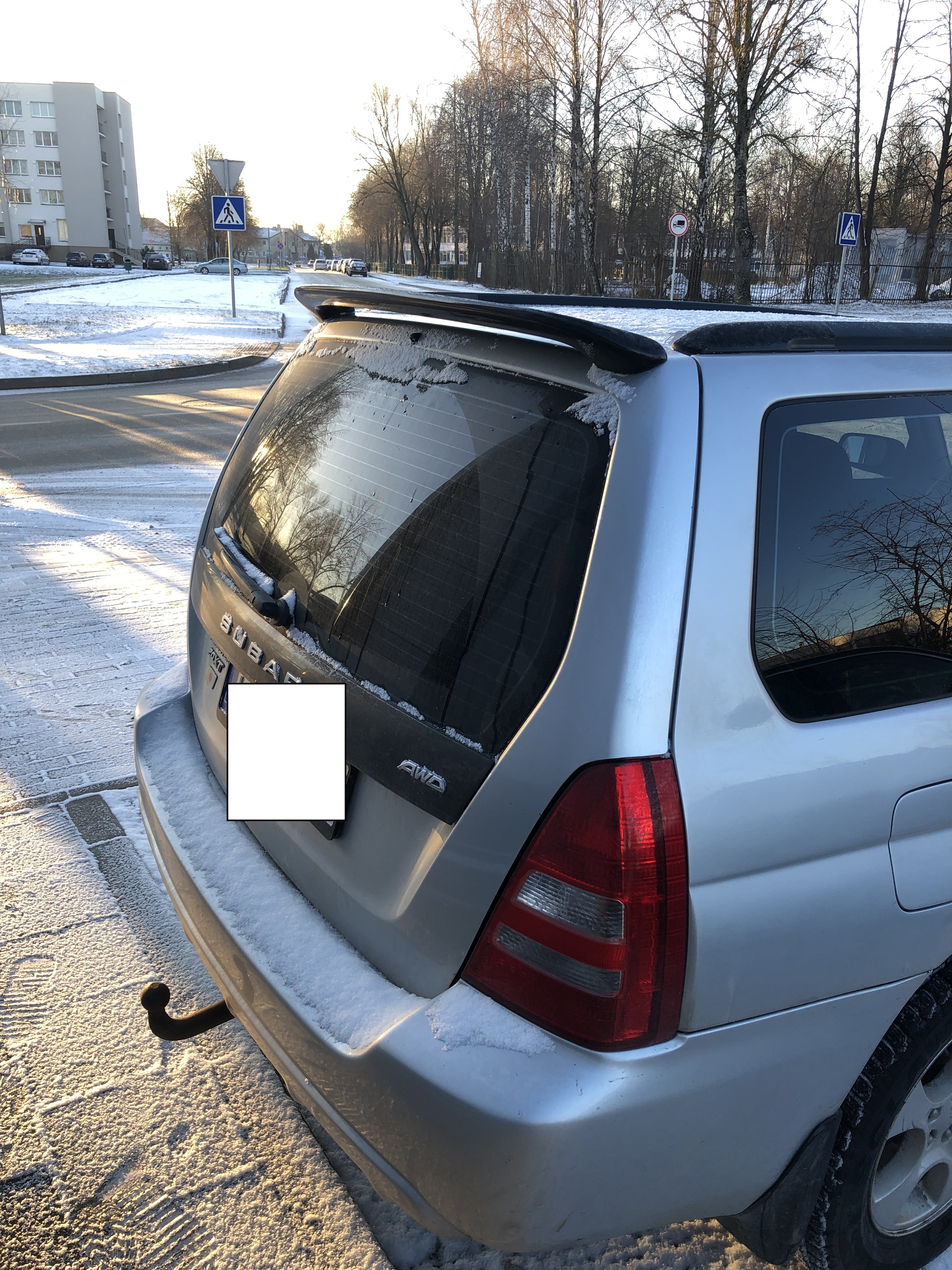 Galinio stiklo spoileris (mažas) SUBARU FORESTER (2005-2007)