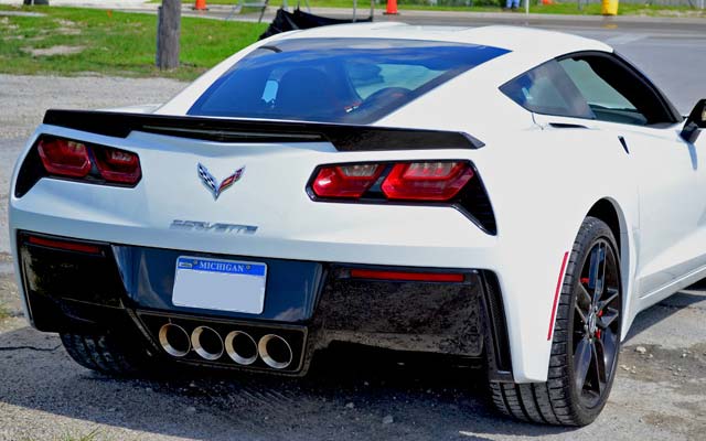 Galinio dangčio spoileris CHEVROLET CORVETTE C7 (2014-2019)