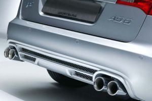 Galinio bamperio difuzorius AUDI A6-C7 (2011-2018)