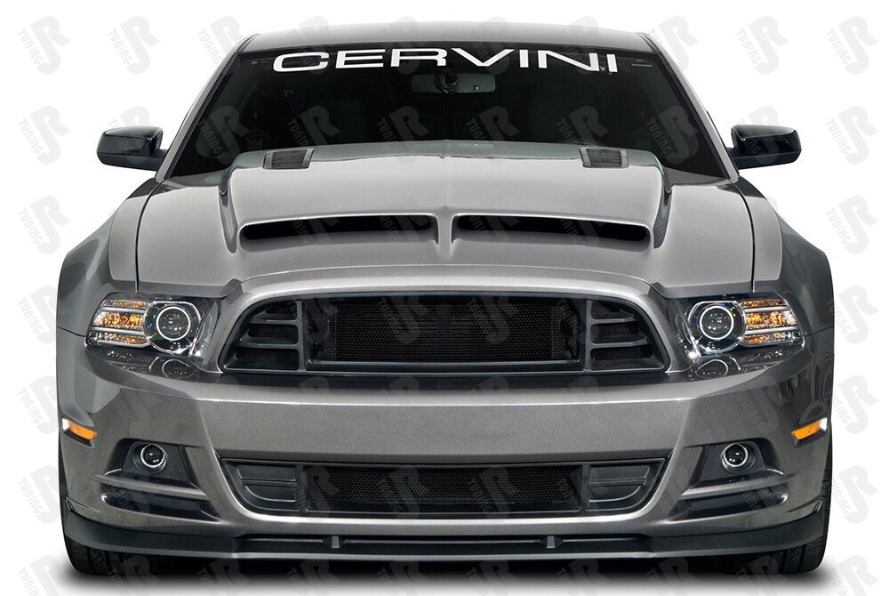 Priekinio bamperio grotelės ("Cervini", viršutinės) FORD MUSTANG (2013-2014)