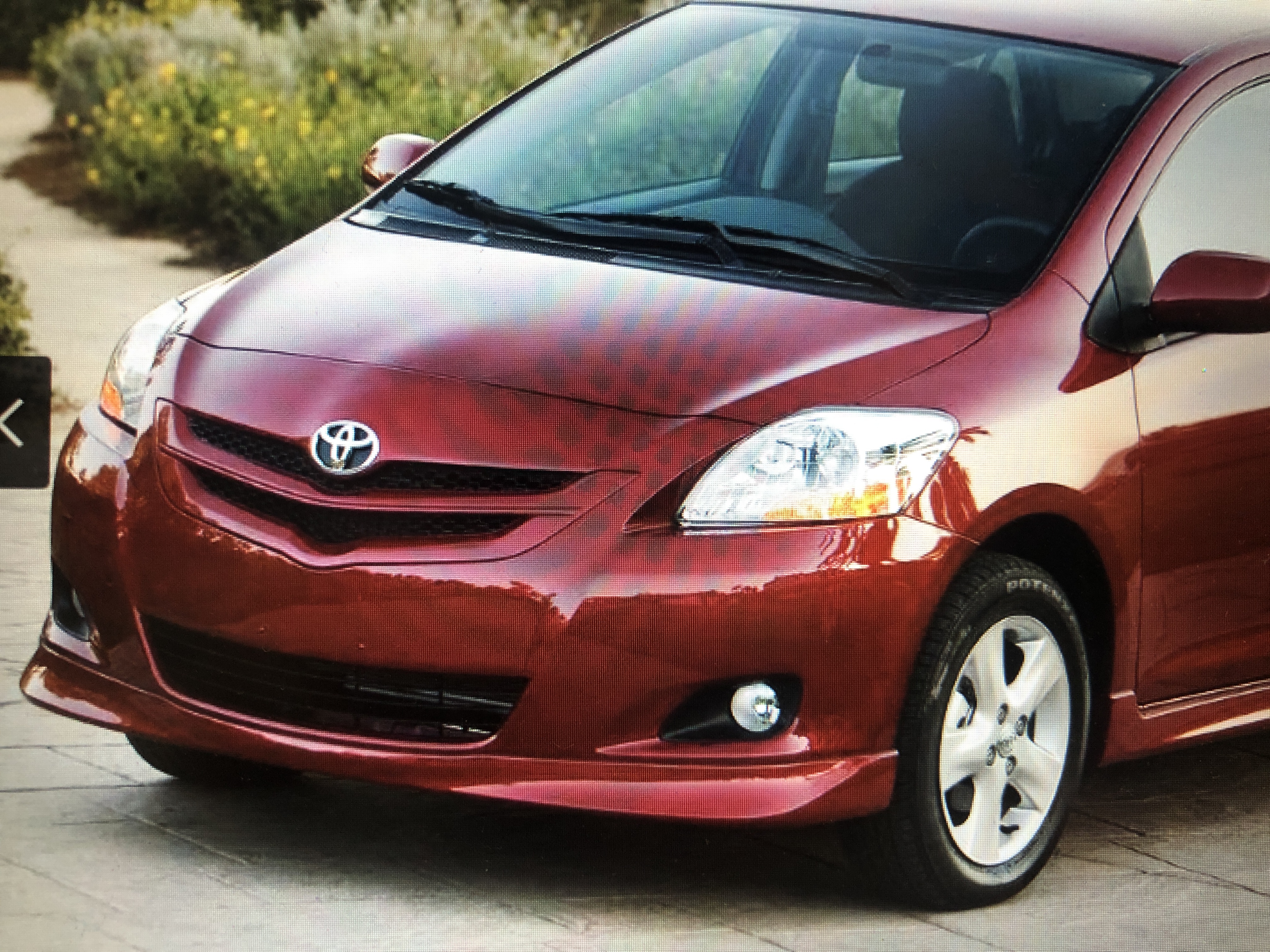 Priekinio bamperio "lūpa" TOYOTA YARIS (2005-2010)