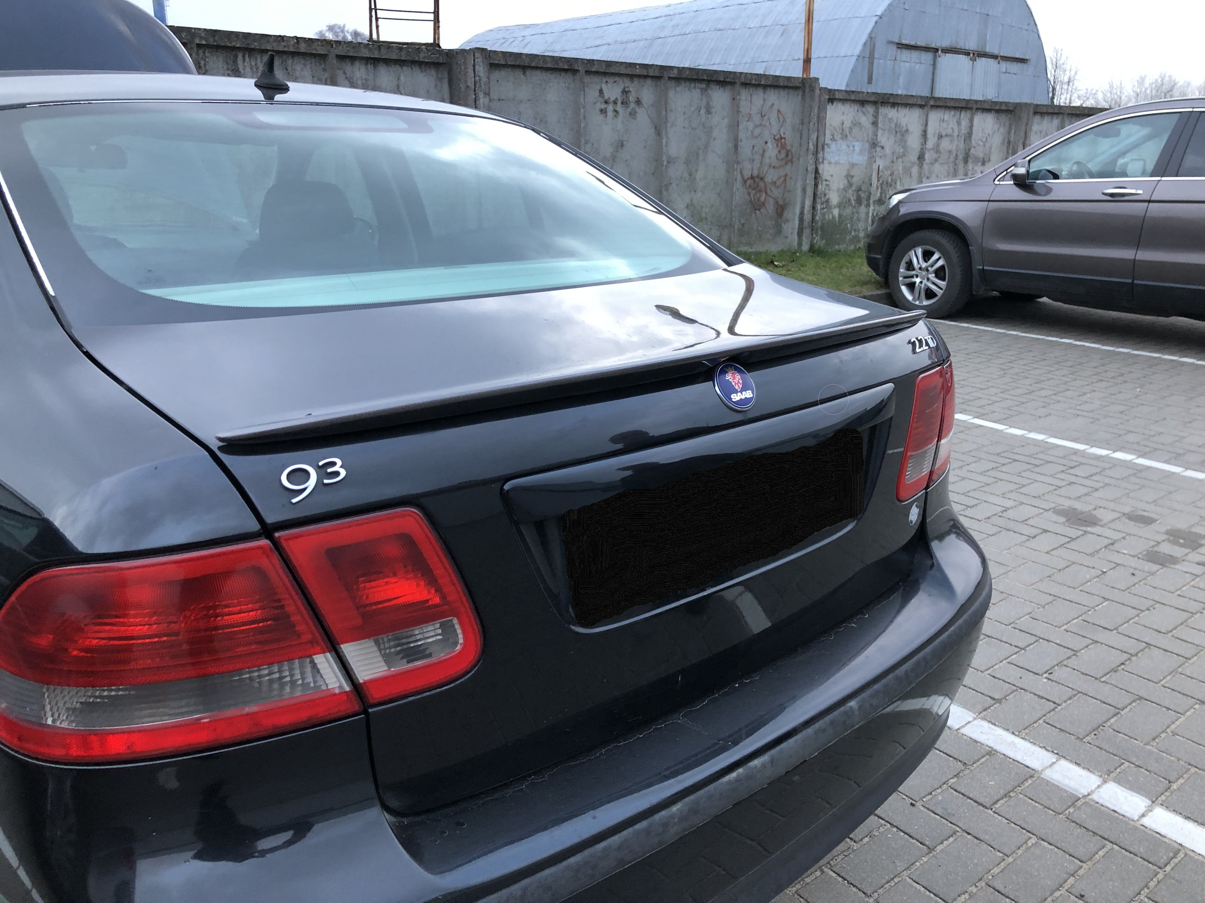 Galinio dangčio spoileris (siauras) SAAB 9-3 (sedanas, kabrioletas) (2003-2007)