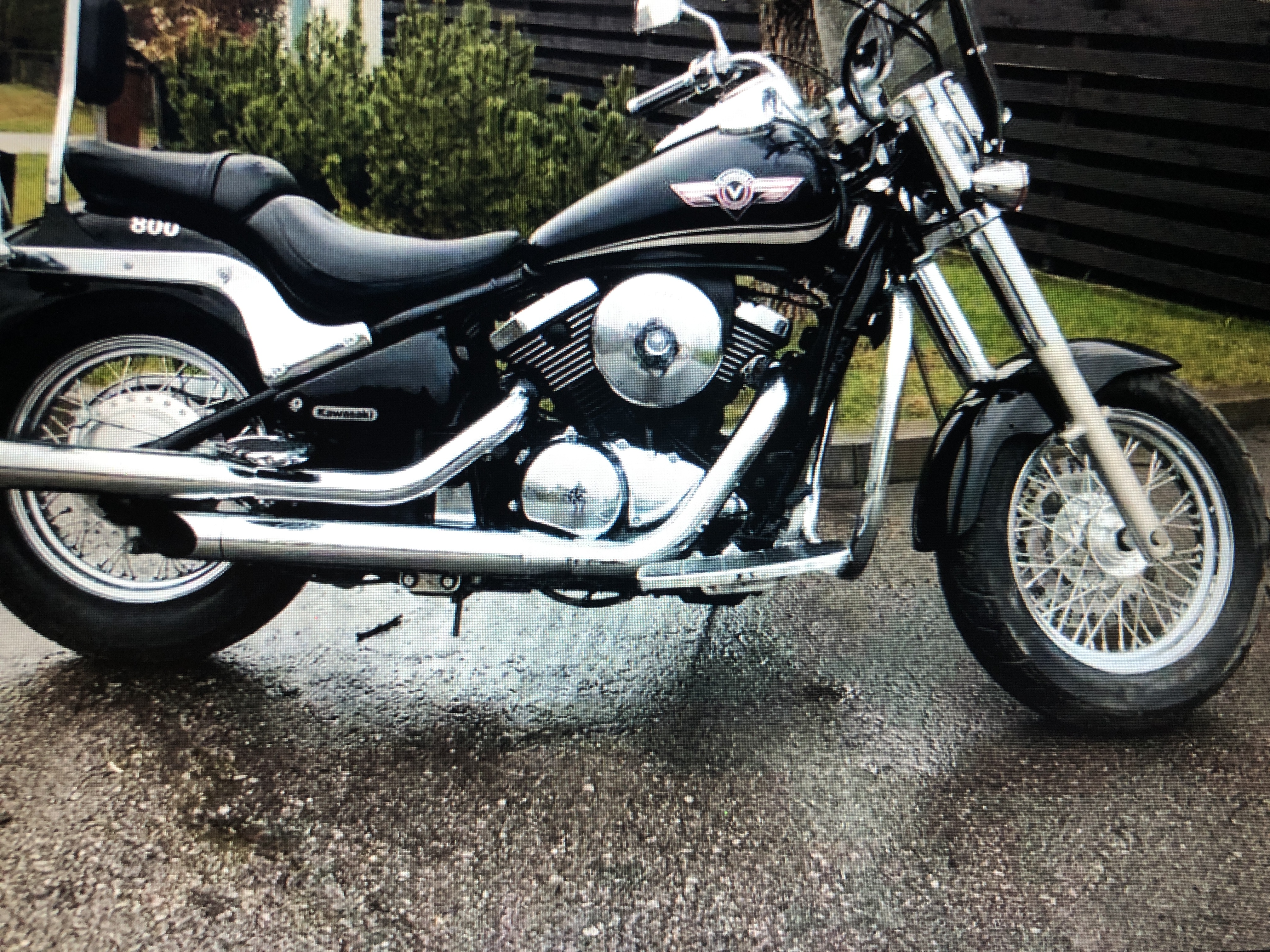 Rato sparnas (galinio) KAWASAKI VN-800 (VULCAN CLASSIC) (1996-2005)