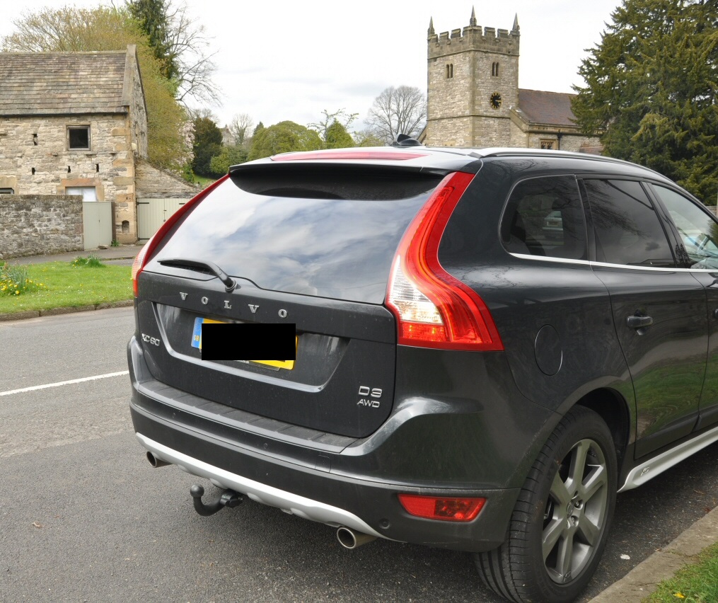 Galinio bamperio apsauga (2 išmetimai) VOLVO XC-60 (2009-2013)