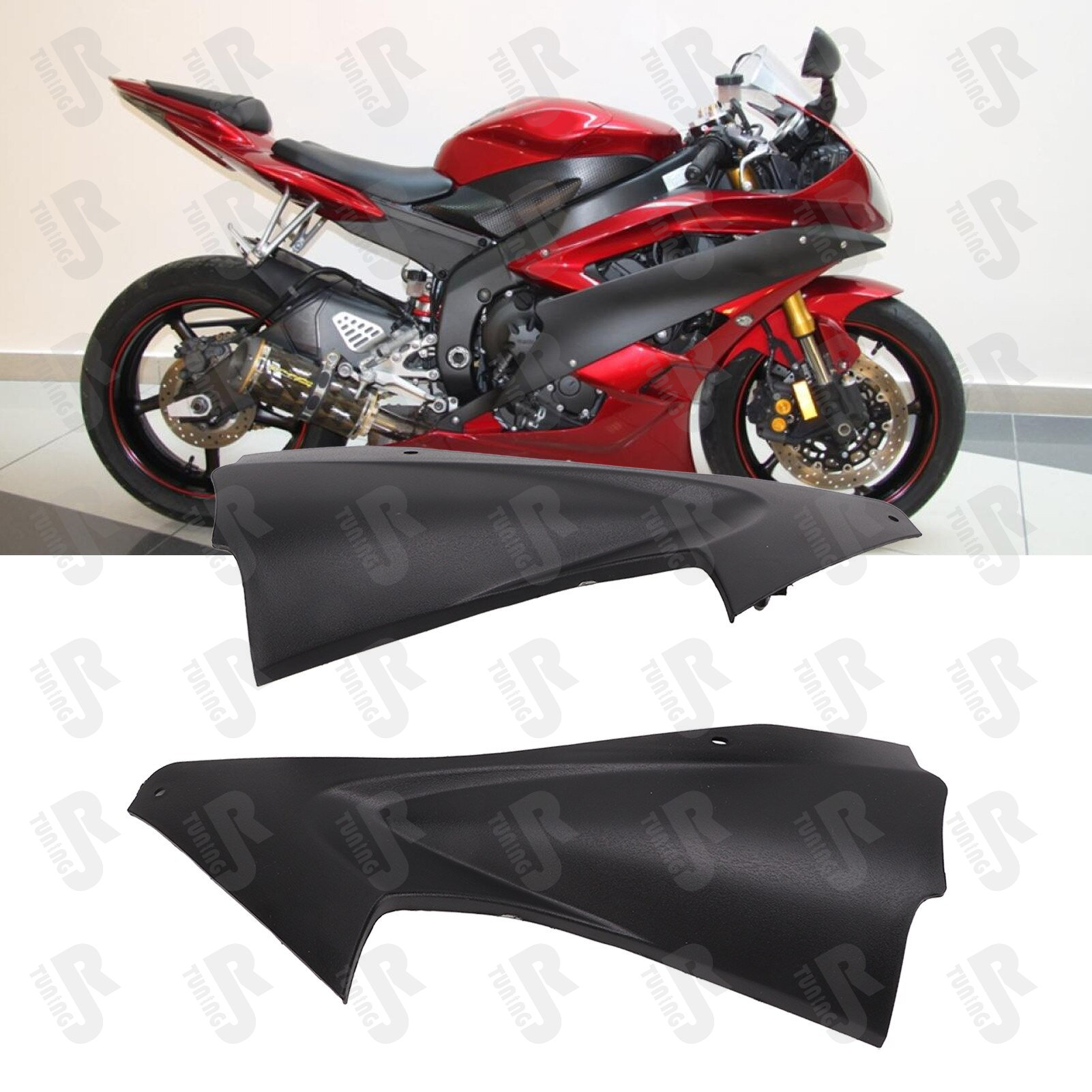 Apdailos detalė (išorinė, po vairu) YAMAHA R6 (2006-2007)