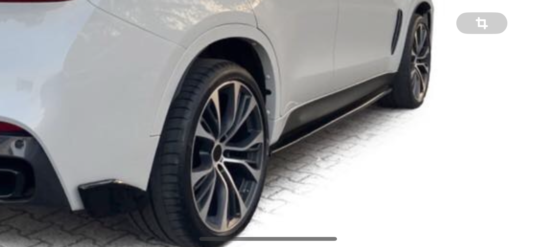 Galinio bamperio šoniniai spoileriai (2 vnt.) BMW X6 F-16 (2014-2019)