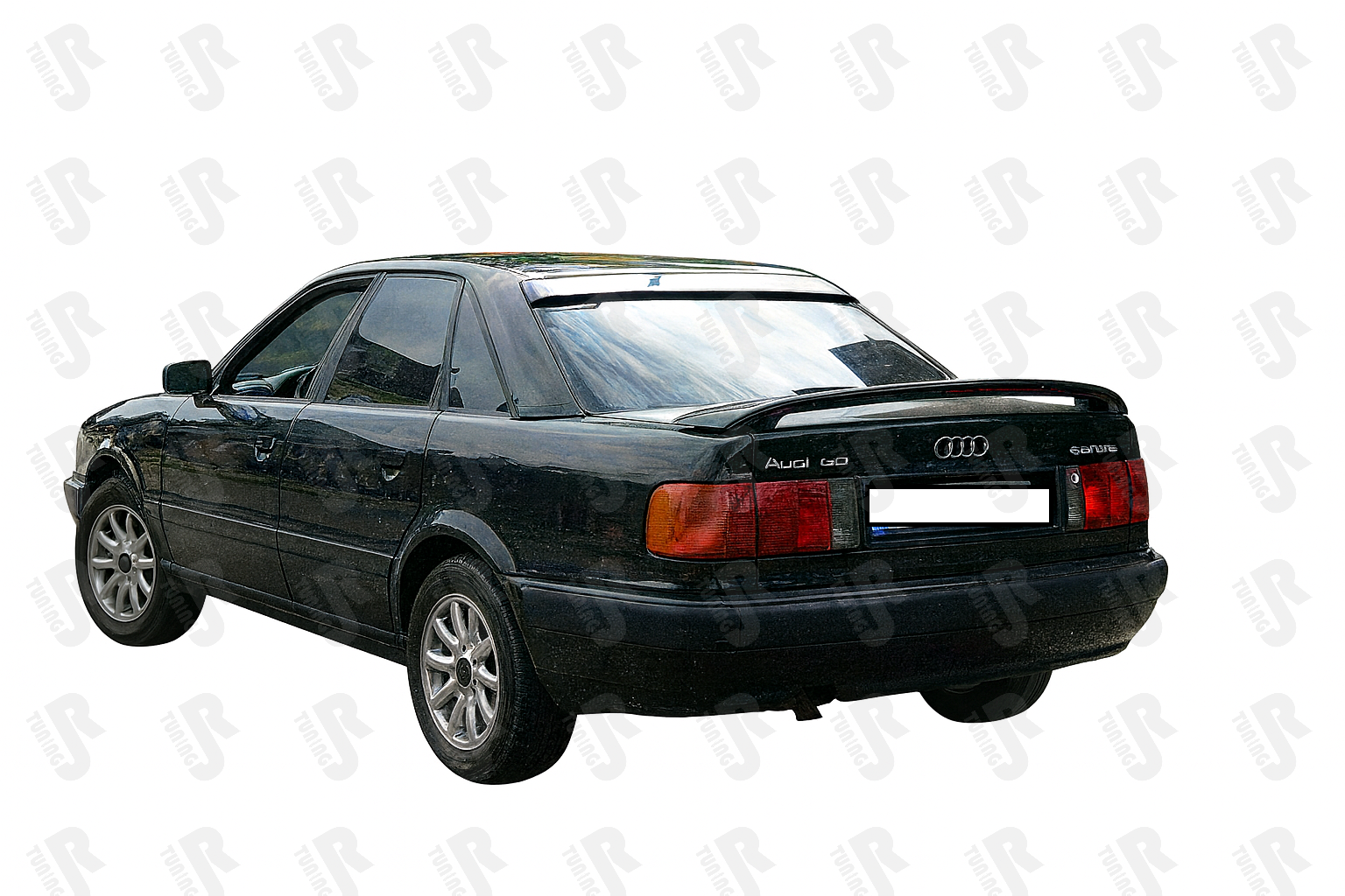 Galinio dangčio spoileris (su STOP žibintu) AUDI A6-C4  (1990-1997)