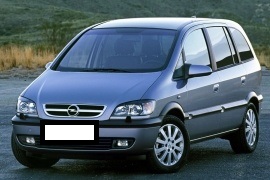 Priekinių žibintų uždengimai OPEL ZAFYRA A (1999-2005)