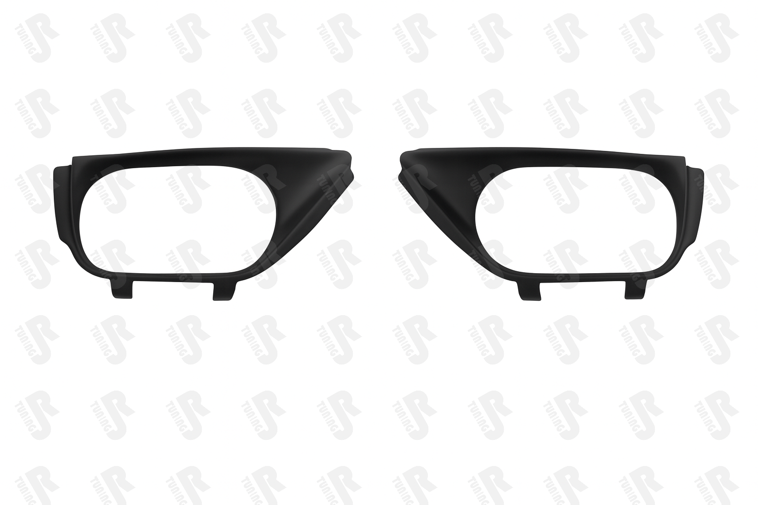 Galinio bamperio išmetimo angų rėmeliai (2vnt.) NISSAN GTR R-3 (2009-2016)