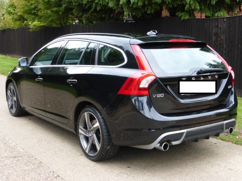 Galinio bamperio difuzorius (2 išmetimai) VOLVO S-60, V-60 (2010-2013)