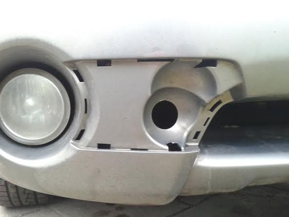 Priekinio bamperio tempimo angos dangtelis SUBARU OUTBACK (USA) (2005-2009)