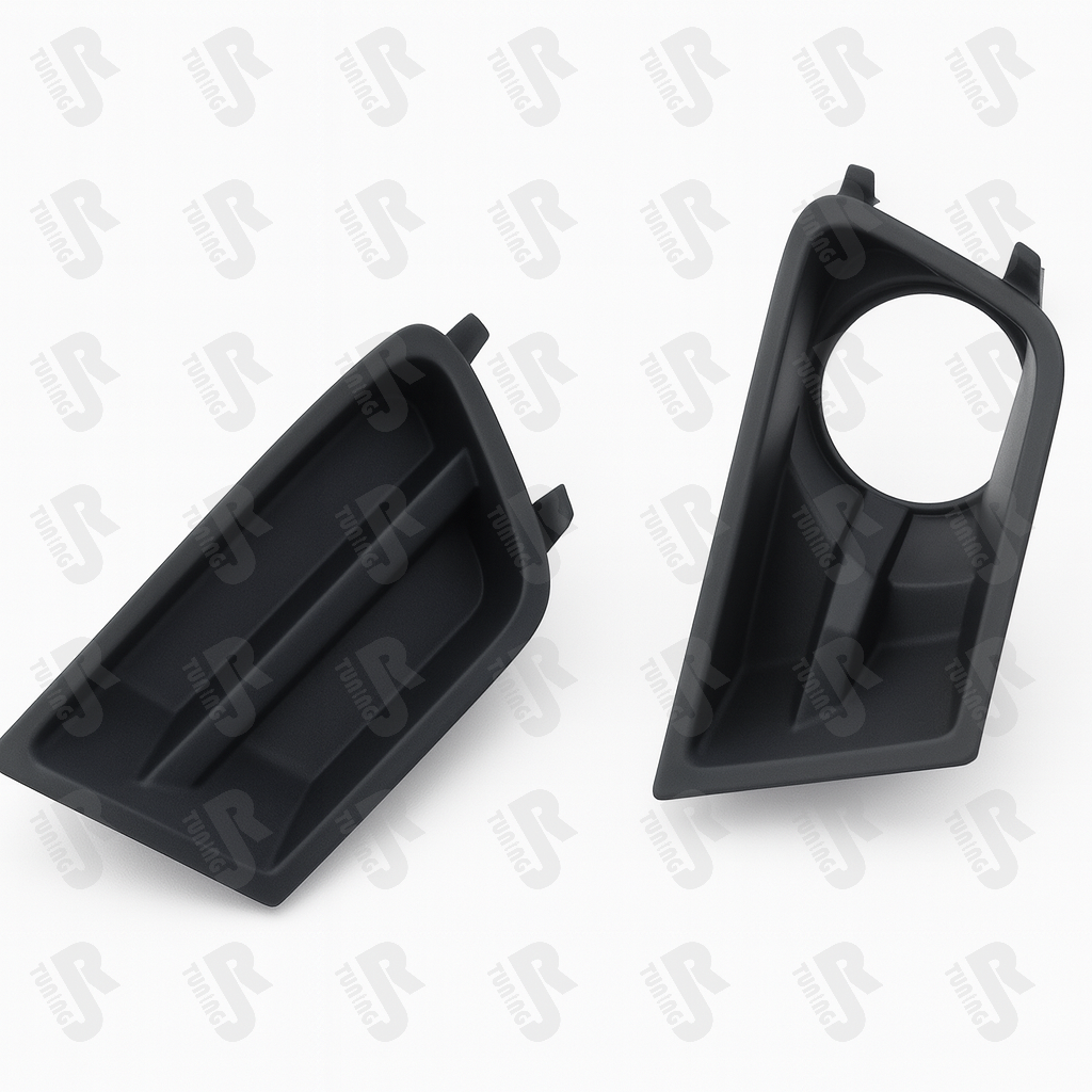 Priekinio bamperio priešrūkinio dangteliai (2 vnt., su skyle hologenui) FORD MUSTANG (2010-2012)