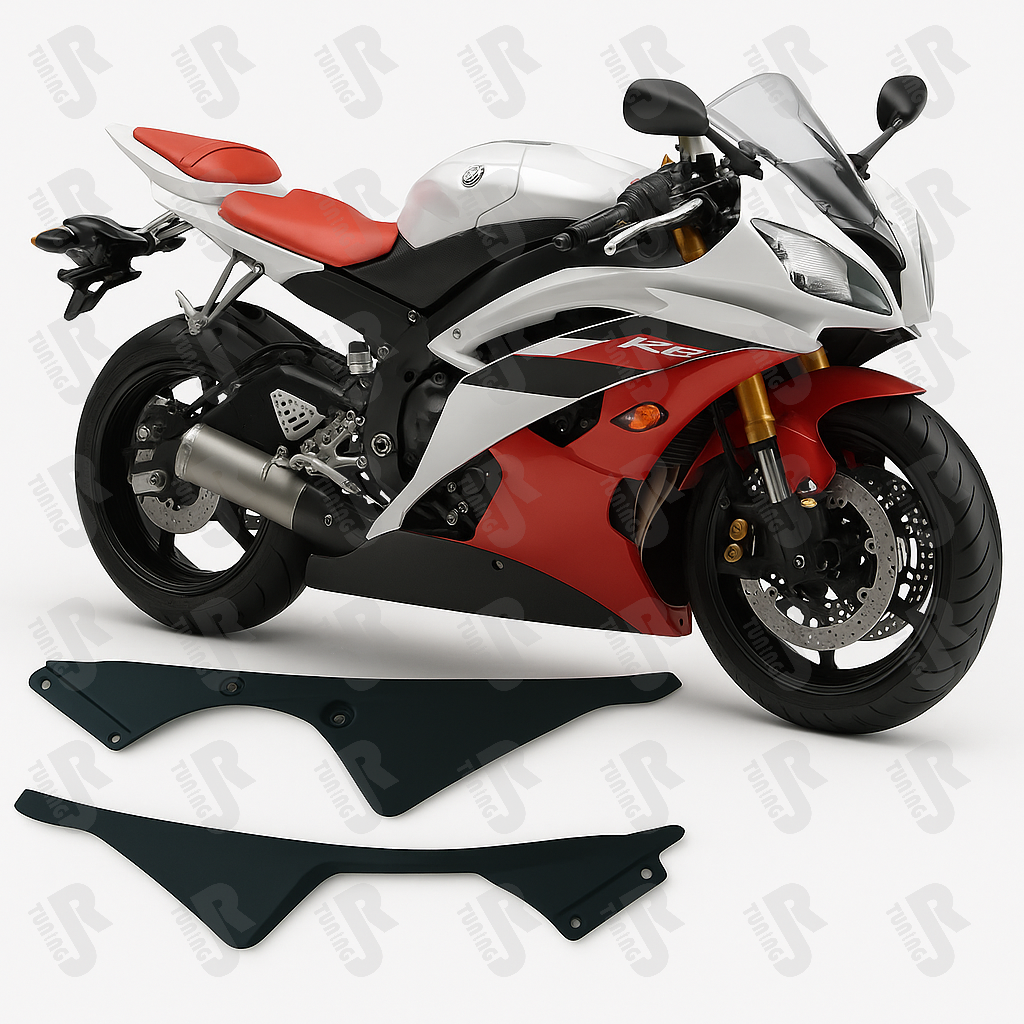 Apdailos detalė (vidinė, po vairu) YAMAHA R6 (2006-2007)