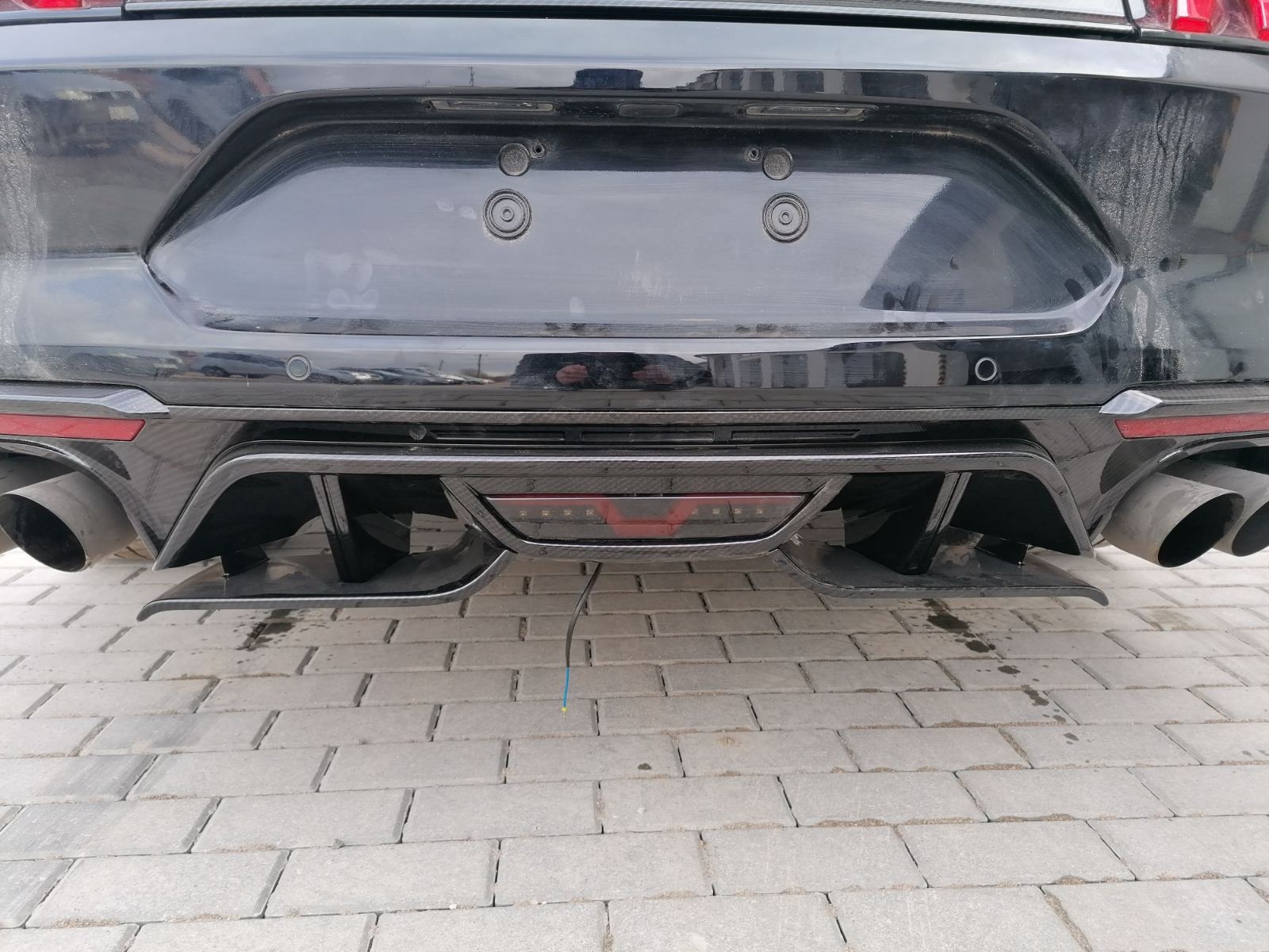 Galinio bamperio "ROUS" spoileriai FORD MUSTANG (2015-2017)