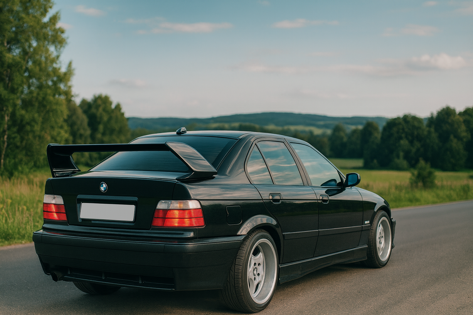 Galinio dangčio spoileris (aukštas) BMW 3 E-36 (1990-1999)