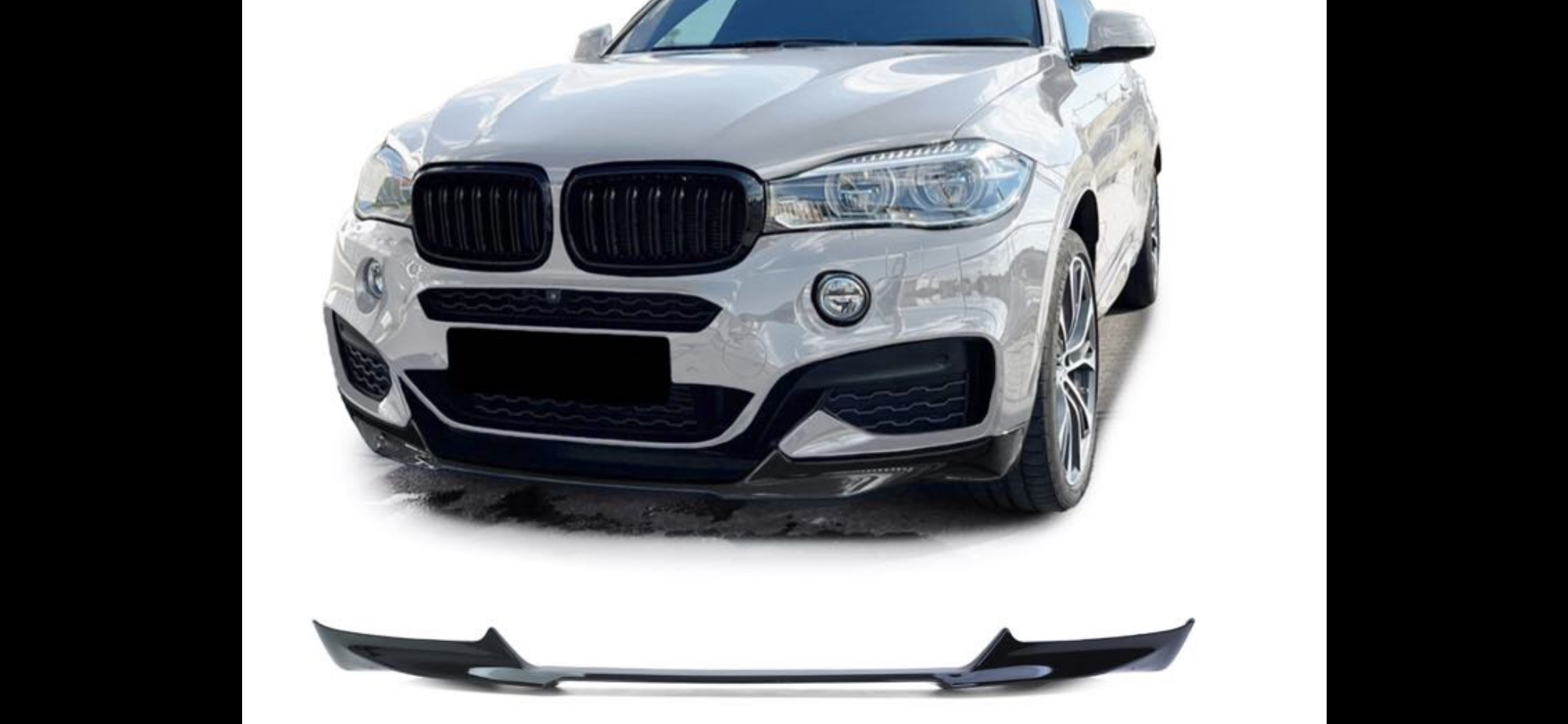 Priekinio bamperio "lūpa" BMW X6 F-16 (2014-2019)