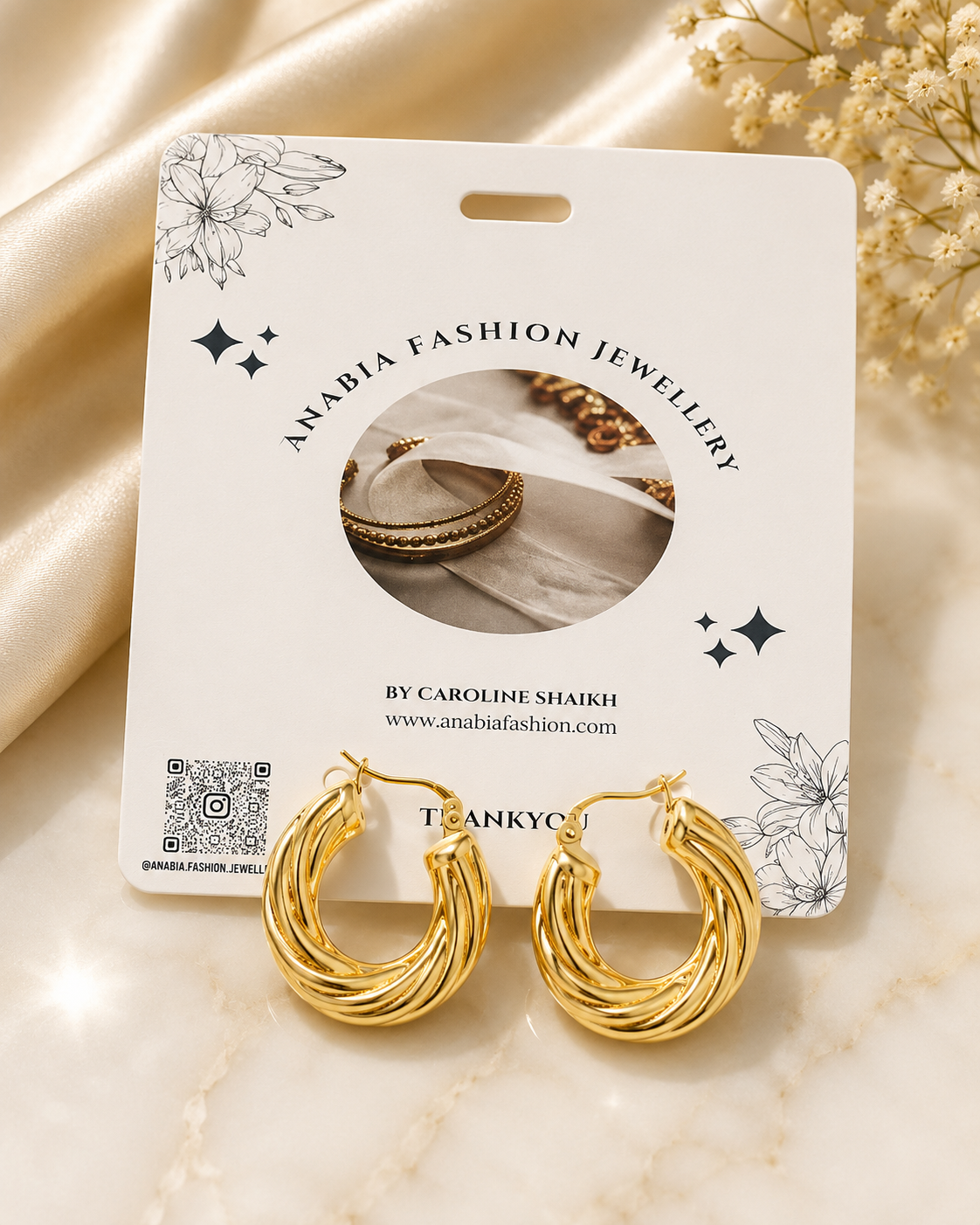 Gold Hoop Earrings