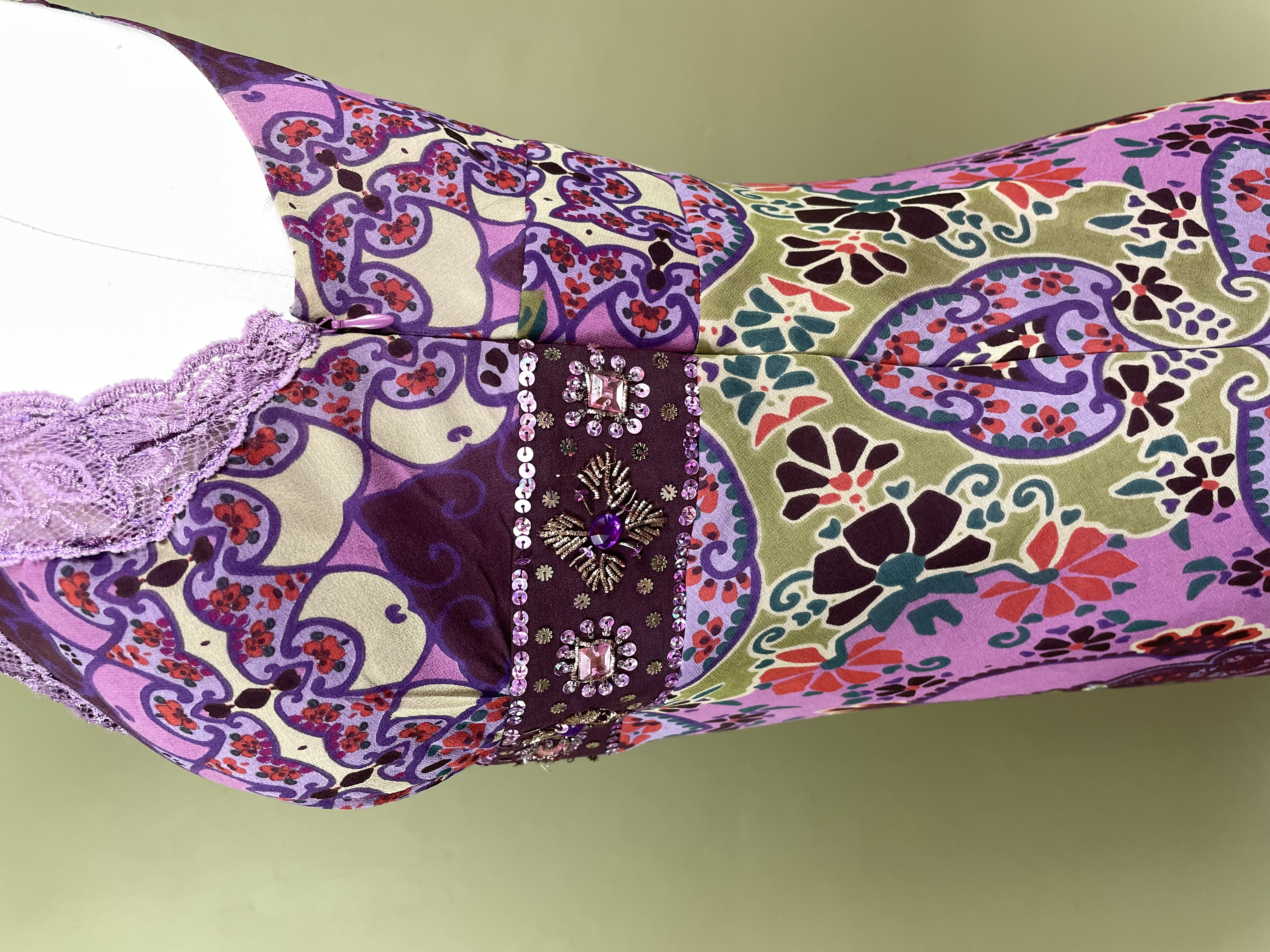 The Boho Slip Dress  - m . l -