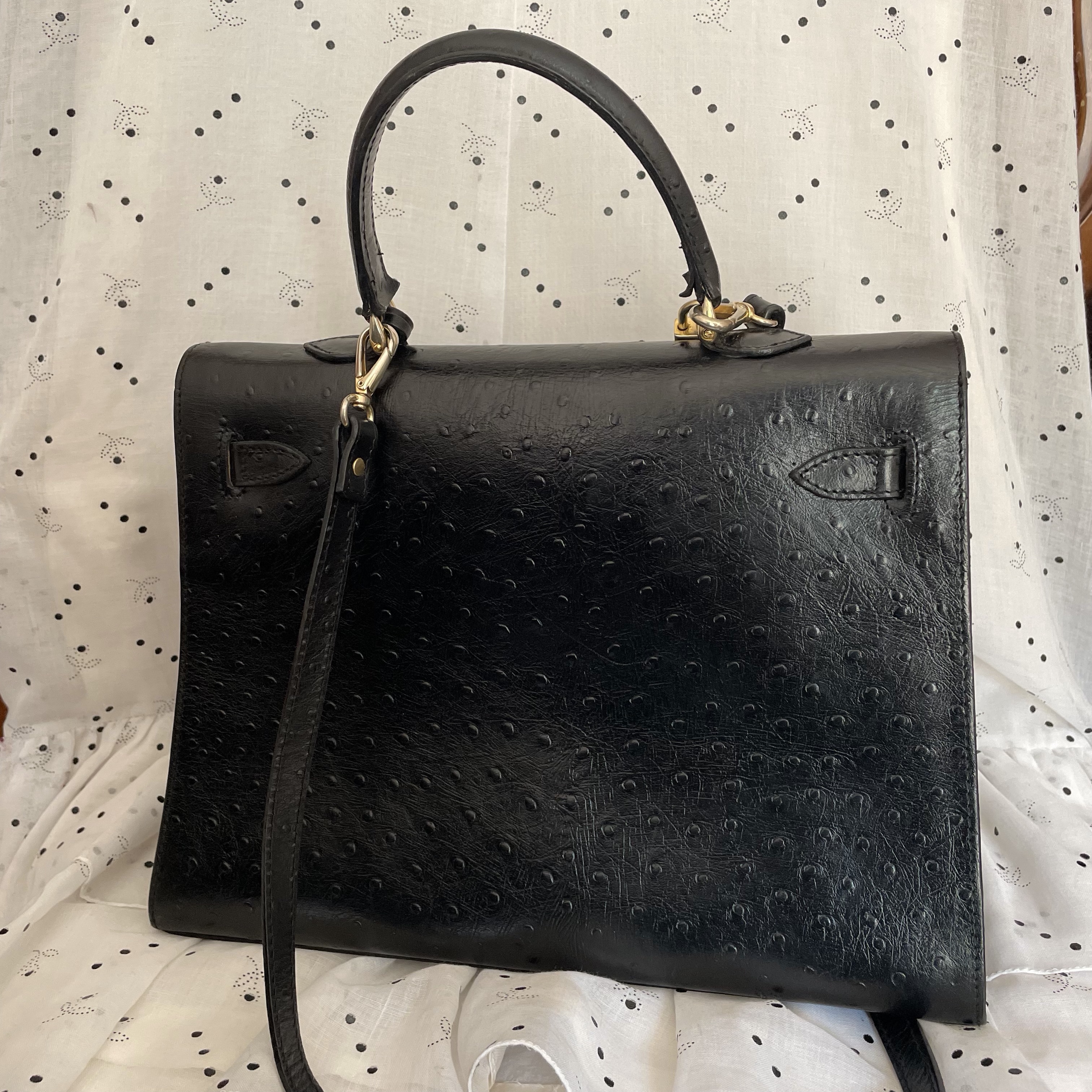 The Staton Ostrich Bag